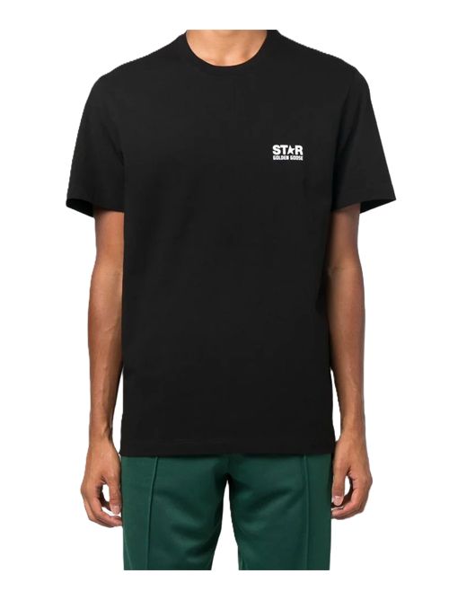 Golden Goose T-shirt con stampa Golden Goose | GMP01220P00087980203 BLACK/WHITE